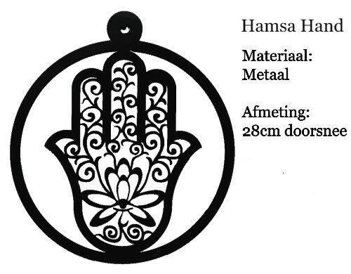 Hamsa hand decoratie