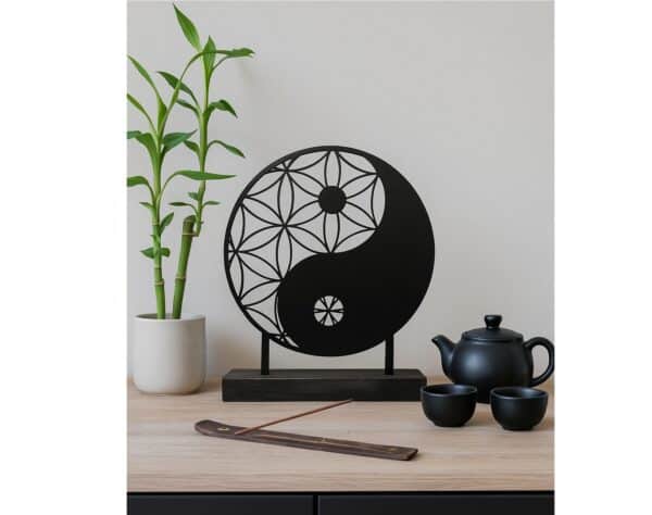 Vensterbank decoratie Yin Yang
