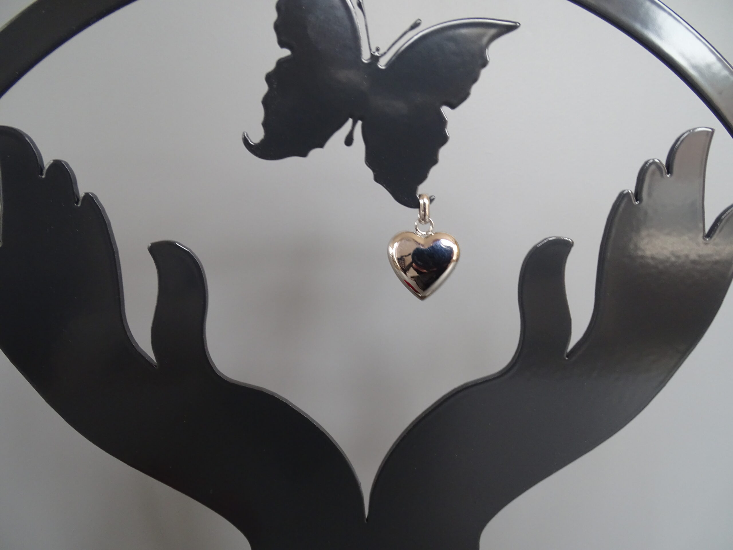 Gedenksieraad edelstaal, hart - Afbeelding 3