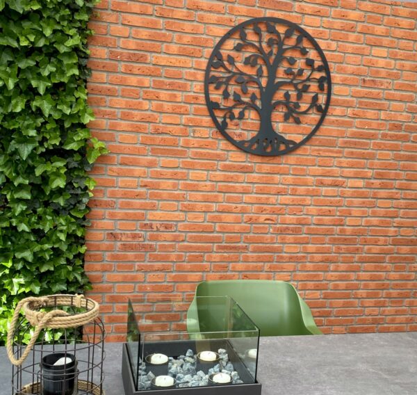 tuinmuur decoratie