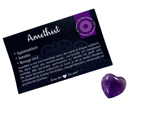 Edelstenen amethist