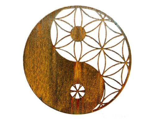 Wanddecoratie Cortenstaal