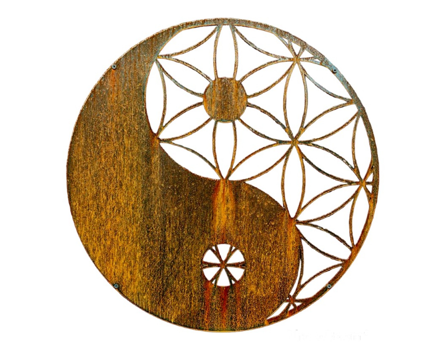 Wanddecoratie Cortenstaal