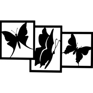 Wanddecoratie vlinders