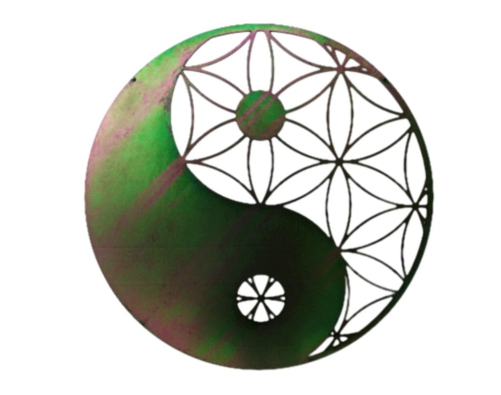 Wanddecoratie Yin Yang