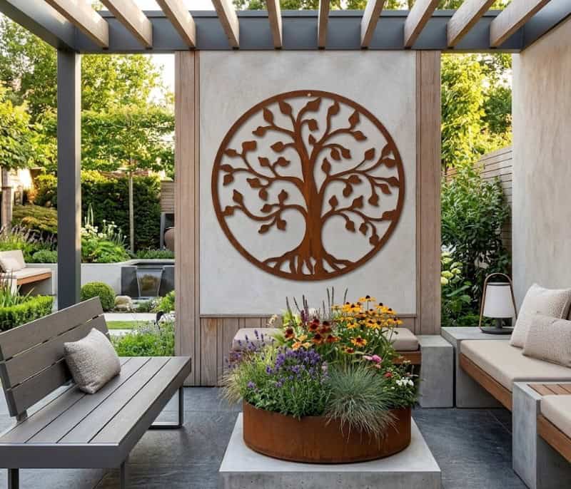 wanddecoratie buiten